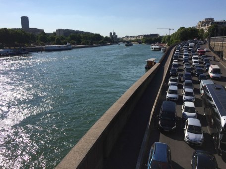 What a beautiful sight for my first day in Paris. Hello Seine River!