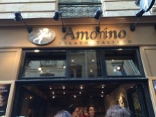 Famous gelato shop that we visited in the Latin Quarter. They're known for shaping the gelato into roses! Photos to come in a future food post! :)