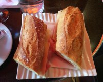Ham and cheese sandwiches pretty much define Paris food haha This is a very common sight in Paris!