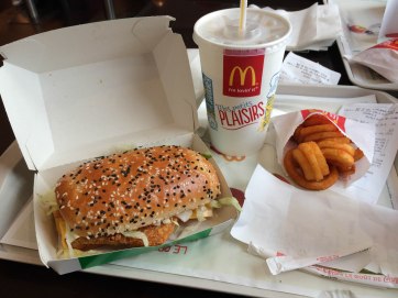 Yes. McDonald's is a thing in France and it's much classier than the McDonald's in the states.. check out my meal!